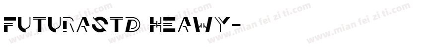Futurastd Heawy字体转换